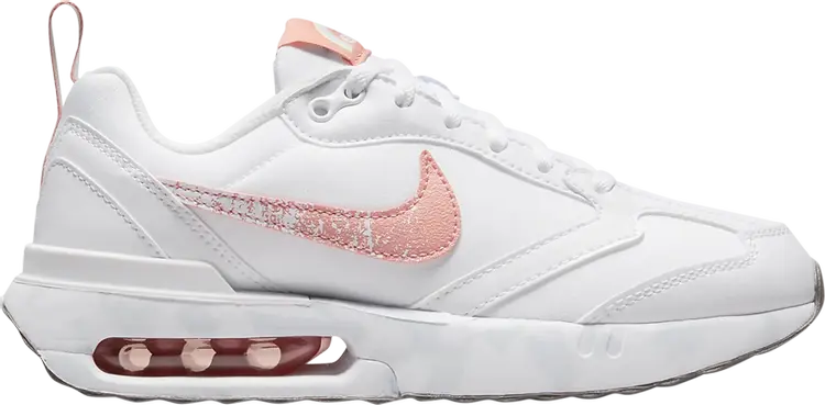 

Кроссовки Nike Air Max Dawn SE GS 'White Light Madder Root', белый