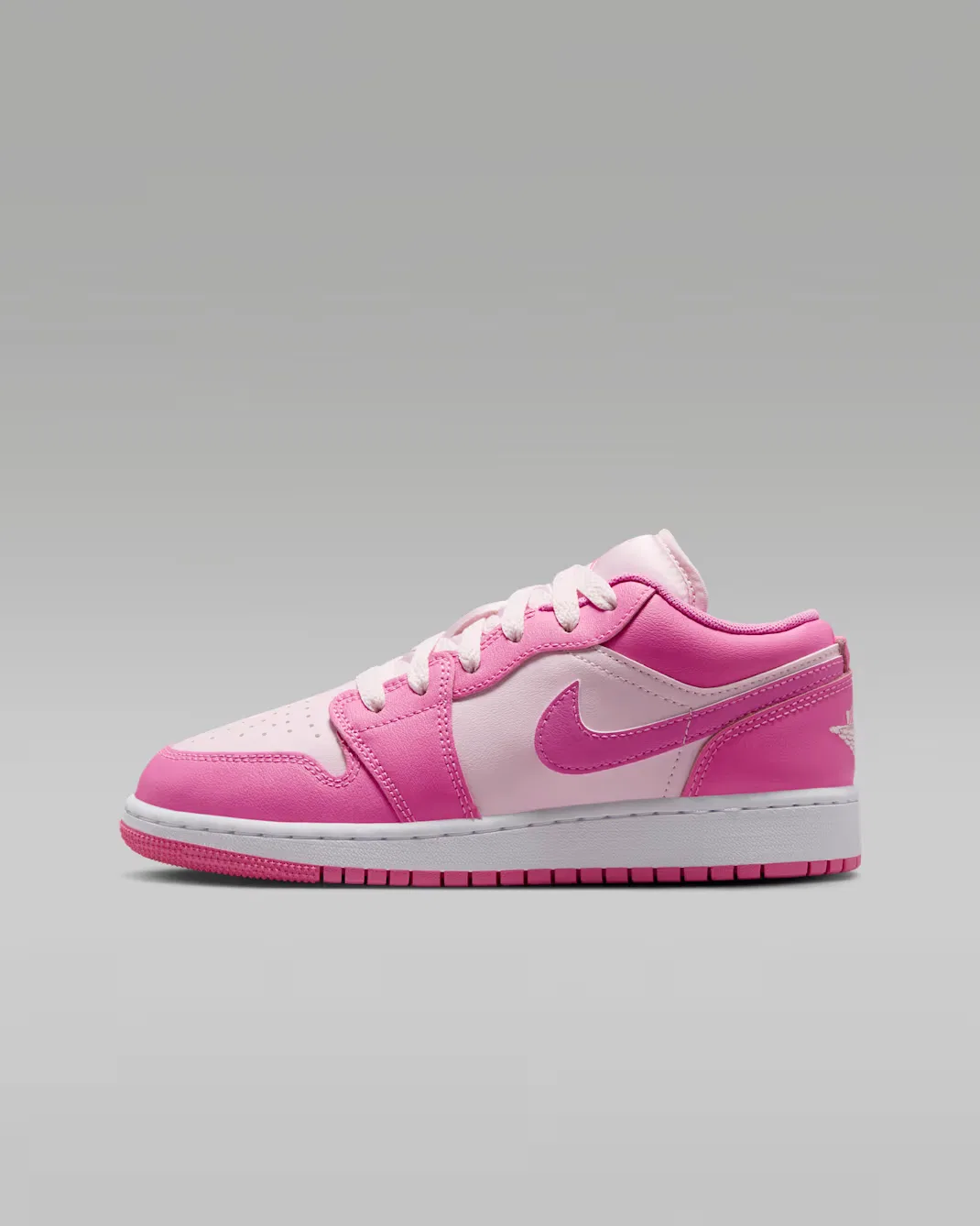 Кроссовки для детей постарше Air Jordan 1 Low, China Rose/White/Pink Foam