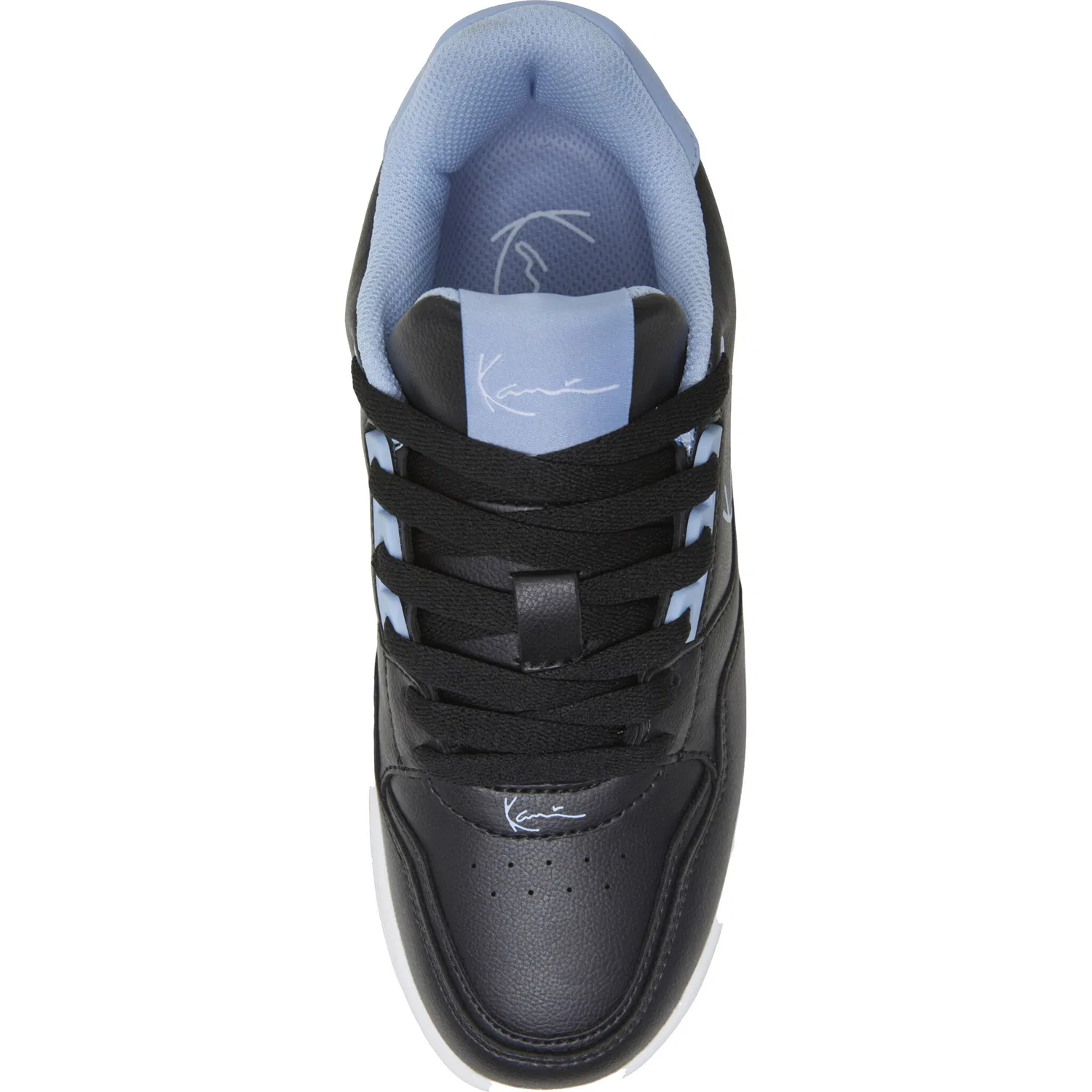 Детские спортивные кроссовки с шнуровкой Karl Kani, Black/Lightblue/White