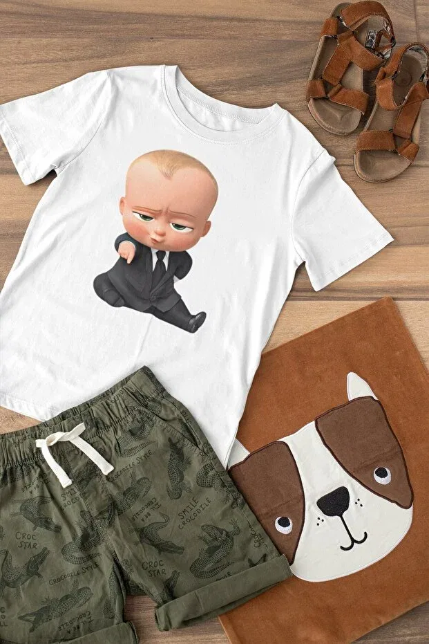 Детская футболка для девочек с принтом Patron baby Svart Wear, White