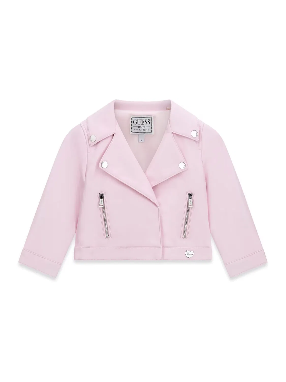 Куртка Guess межсезонья, розового цвета