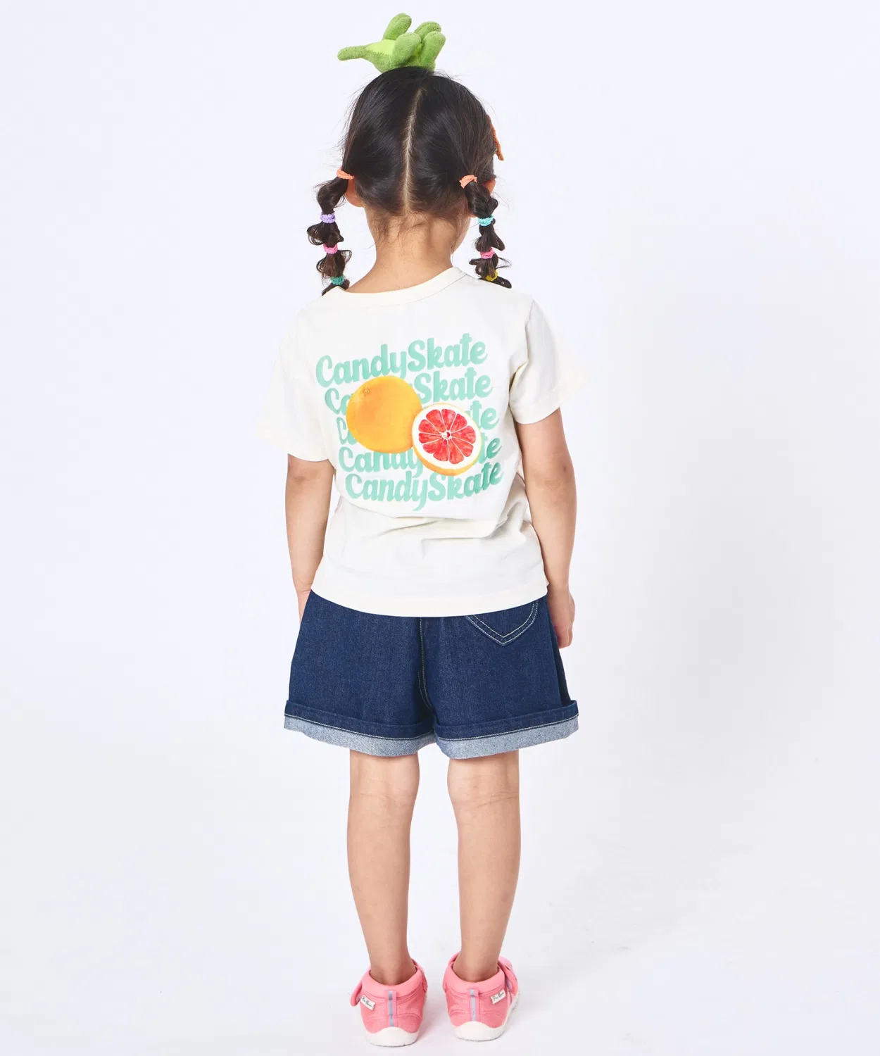 Детская футболка с принтом Fruit Logo Short Sleeve T-Shirt pairmanon, White — фото 4