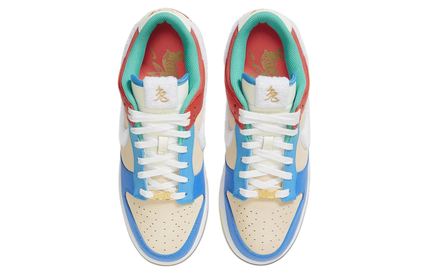 Кроссовки Nike Dunk Low Retro PRM, разноцветный — фото 4