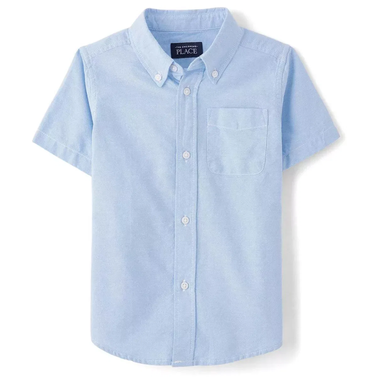 Детская рубашка с отложным воротником Oxford The Children's Place, Blue