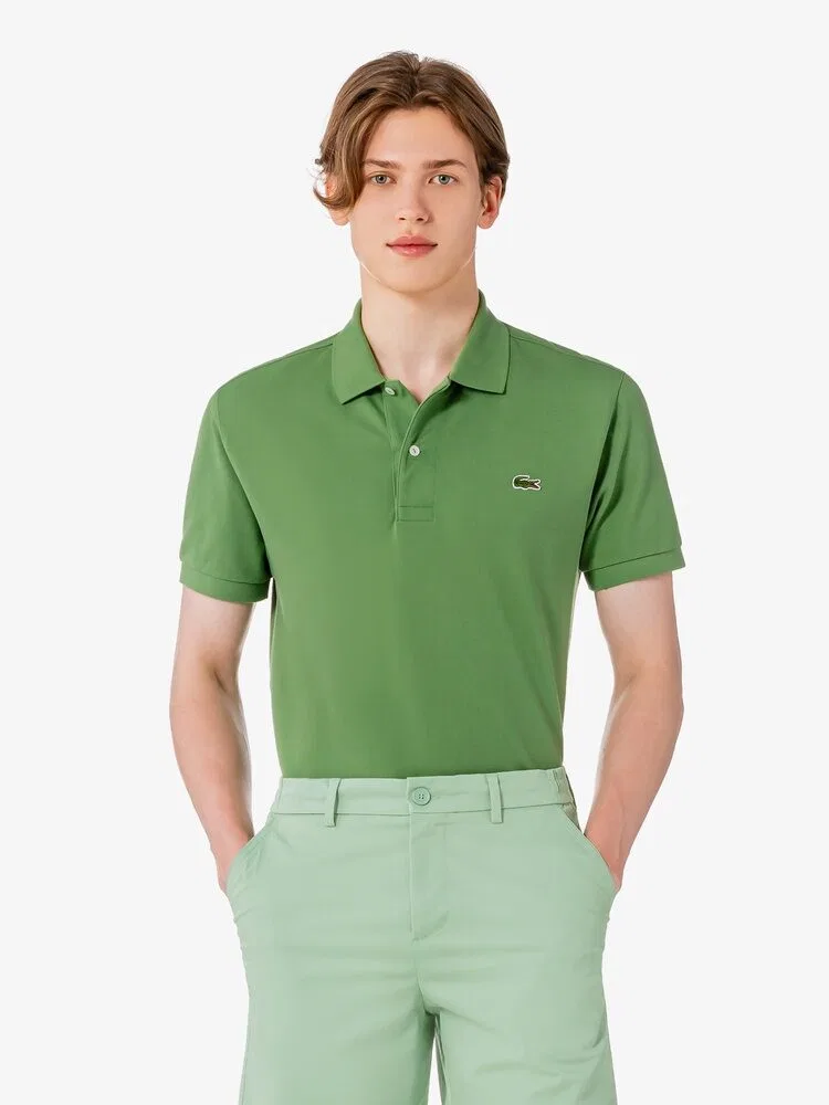 Футболка поло Regular Fit LACOSTE, Green — фото 4