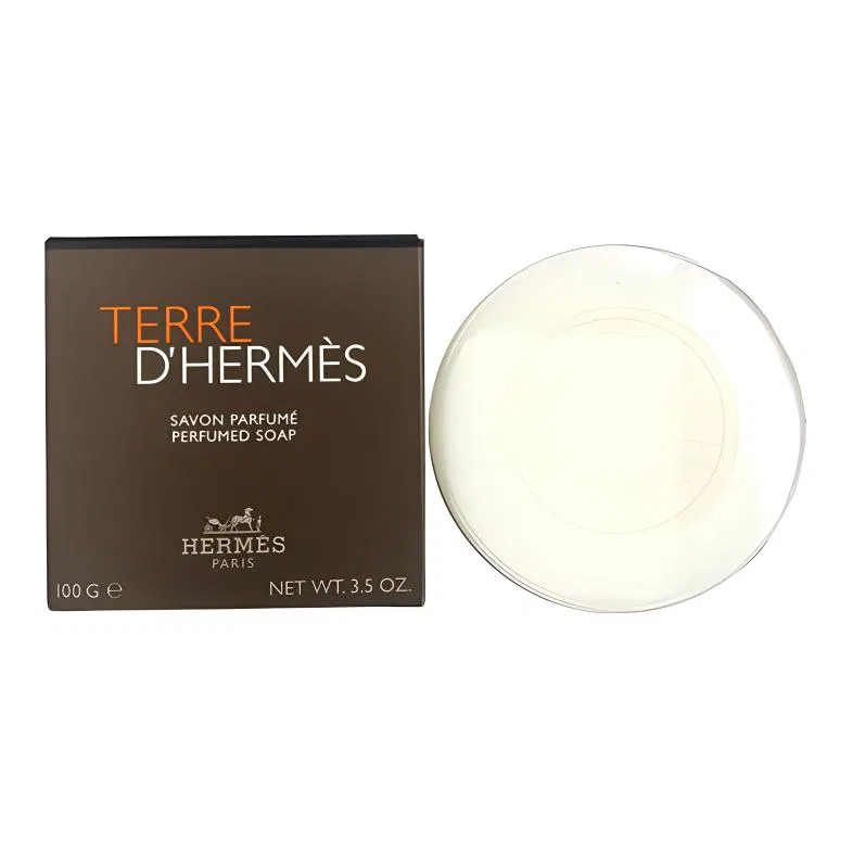 Мужское очищающее мыло для душа Earthy, 100 г, HERMES, Brown