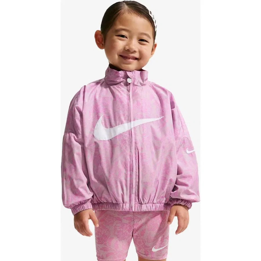 Детская куртка Nike Club с длинным рукавом, модель 36N593-P64, Розовый