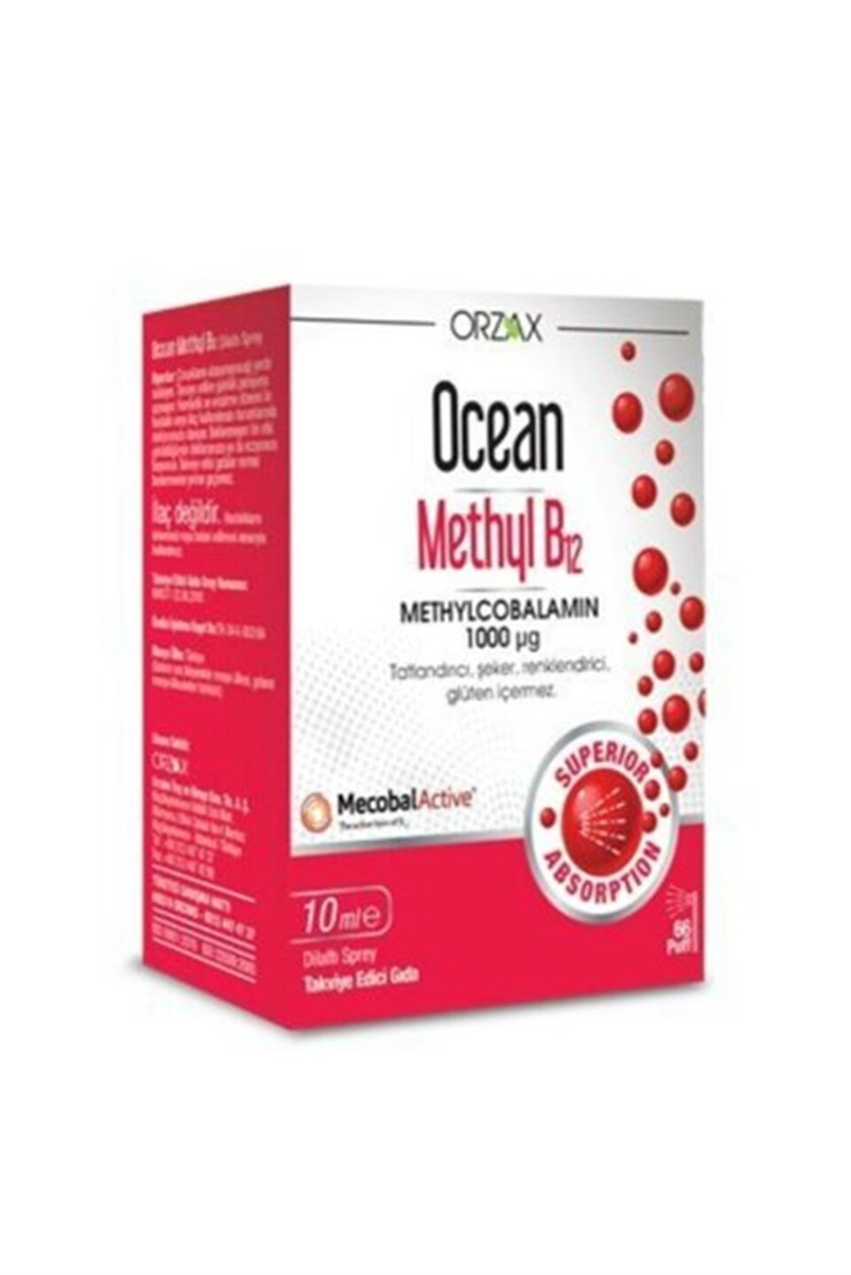

Ocean Methyl B12 1000 мг 5 мл спрей ORZAX
