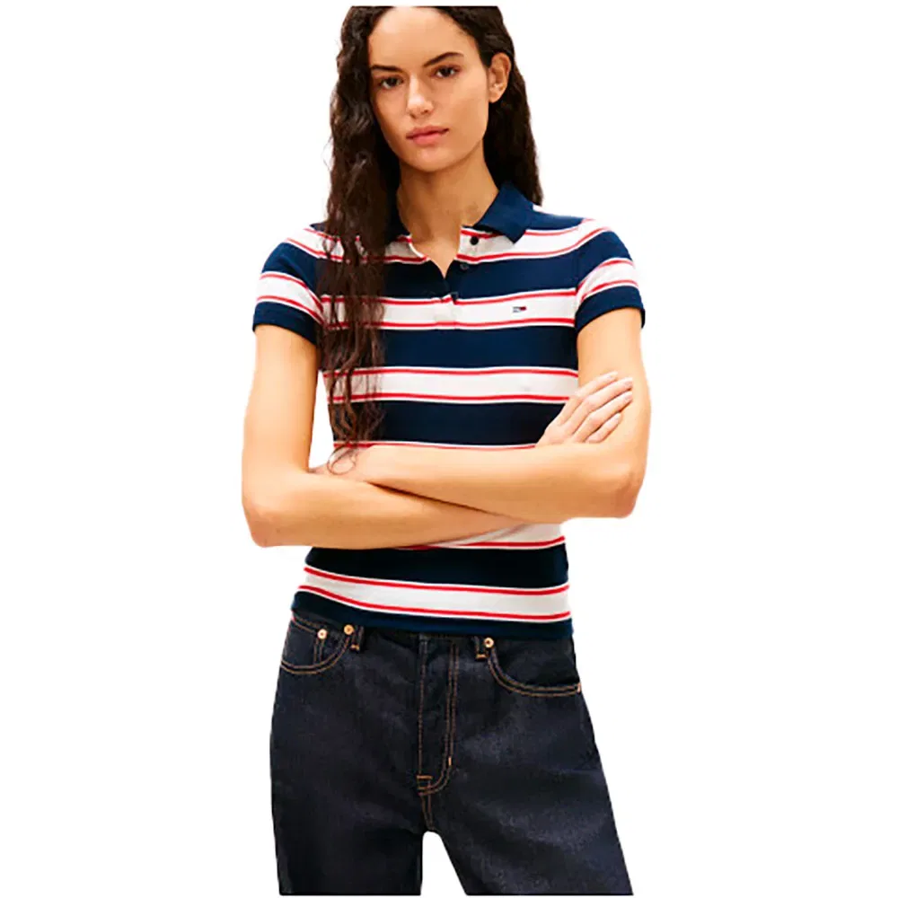 Поло с коротким рукавом Tommy Hilfiger, синий
