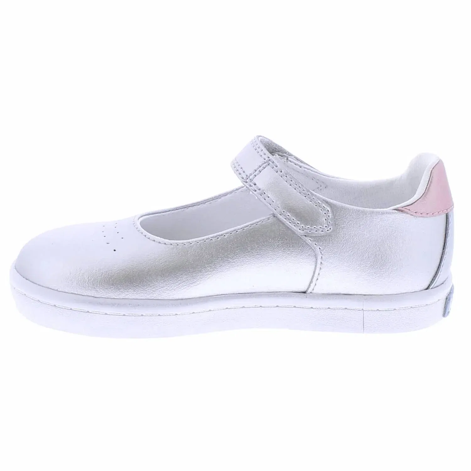 Детские туфли Мэри Джейн Stella Footmates, Silver/Rose — фото 3