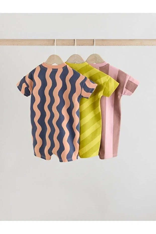 Детский комбинезон для девочек хлопковый комплект Romper Set Next Baby, Multicolor — фото 2