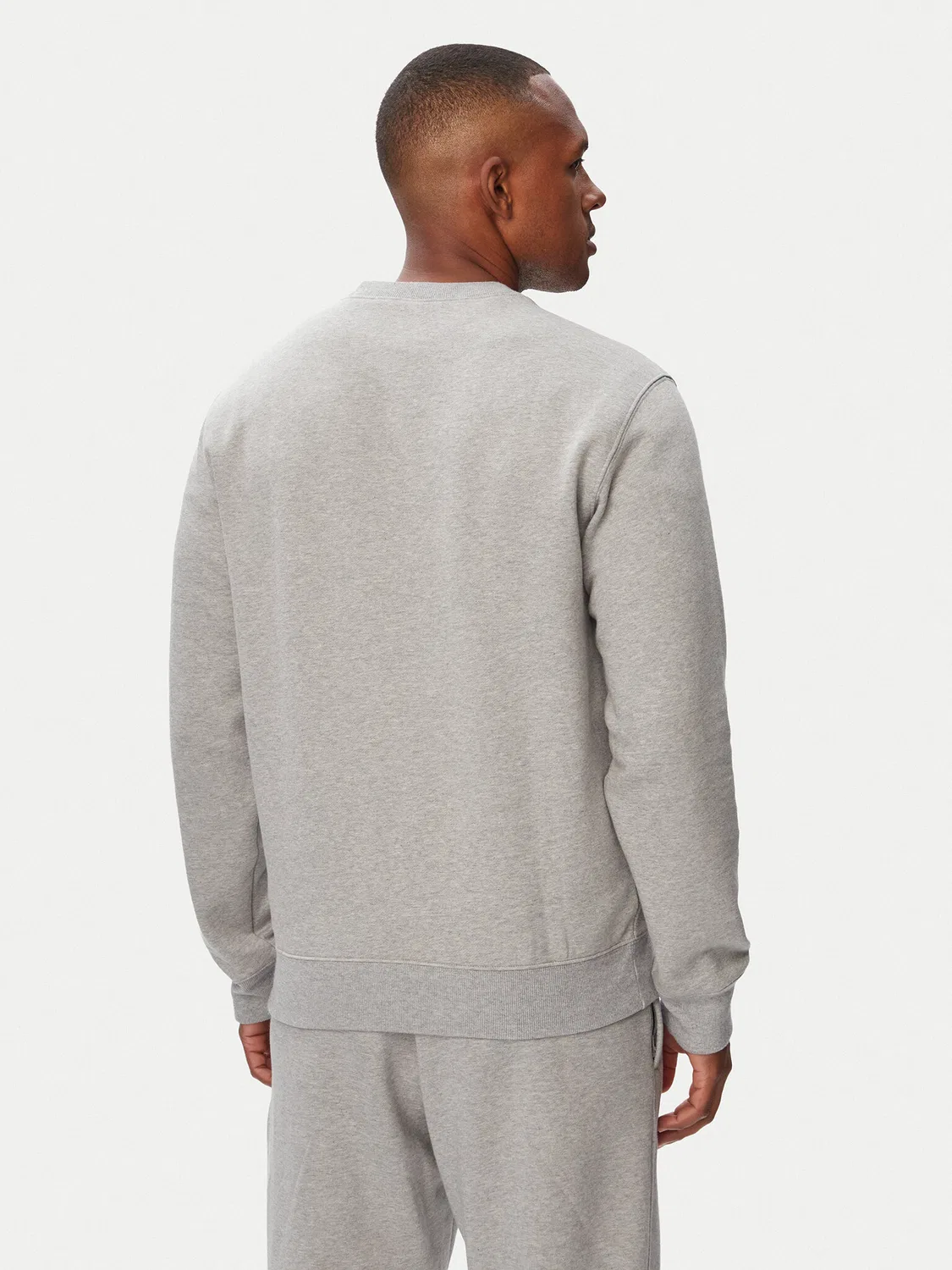 Мужская толстовка стандартного кроя Trefoil Essentials Adidas, светло-серый — фото 3