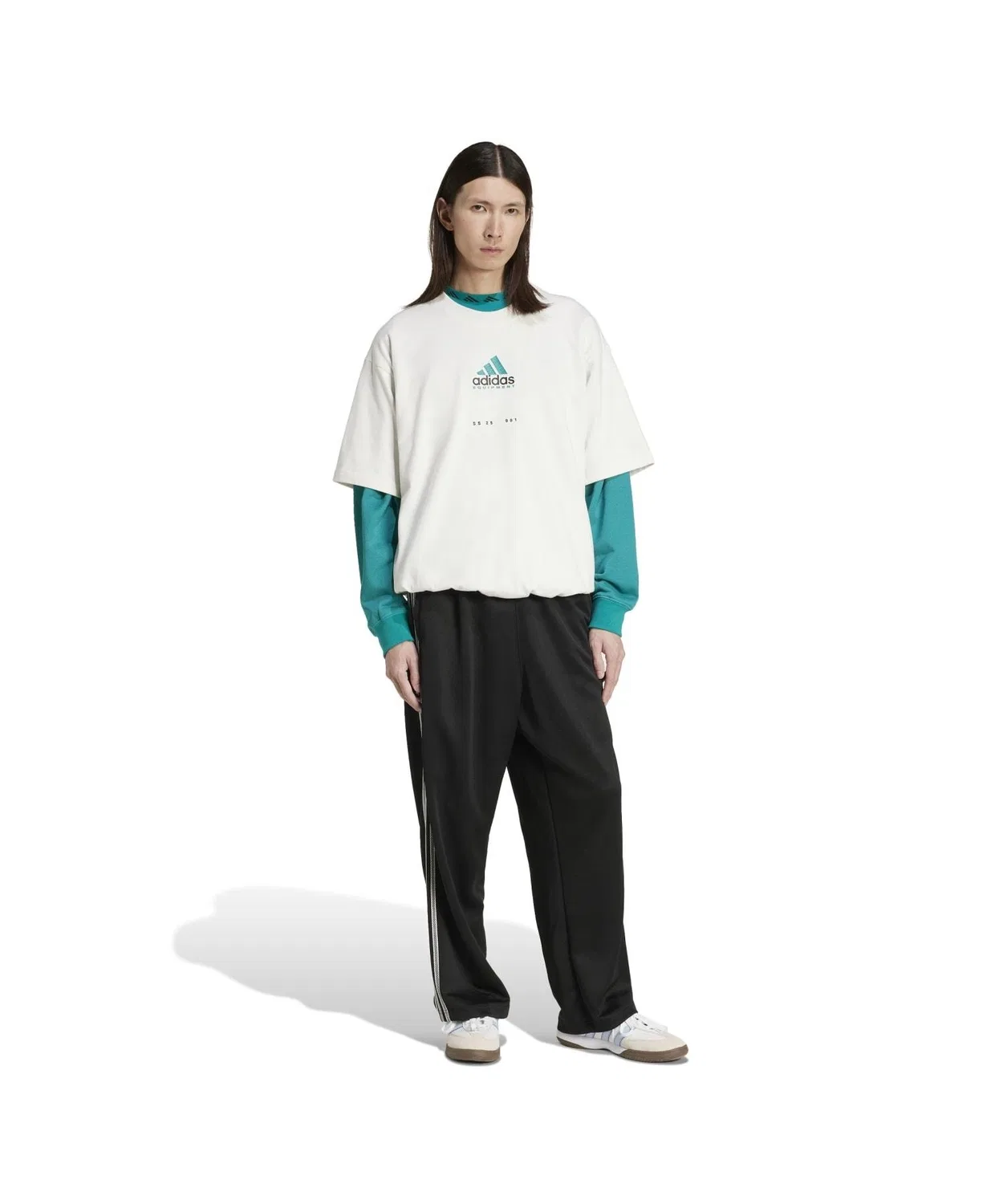 Мужская футболка с принтом EQUIPMENT GFX TEE 2 Adidas, Белый — фото 4