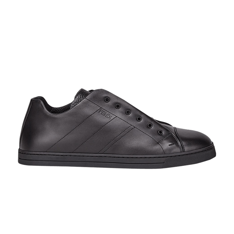 

Слипоны Fendi Leather Slip-On 'Black', черный