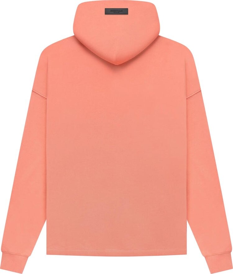 Худи Fear of God Essentials Relaxed Hoodie 'Coral', оранжевый — фото 3
