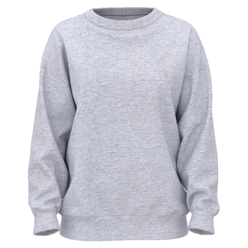 Свитшот Victoria's Secret Angel Essentials Effortless Fleece Crewneck, серый