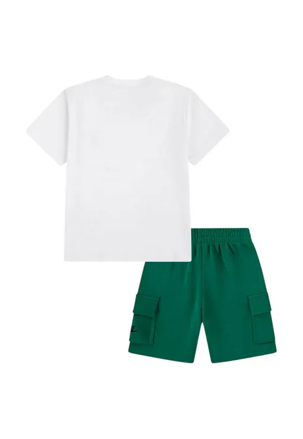 Комплект из футболки и шорт с хлопком в составе, Nike Sportswear, White, белый — фото 2