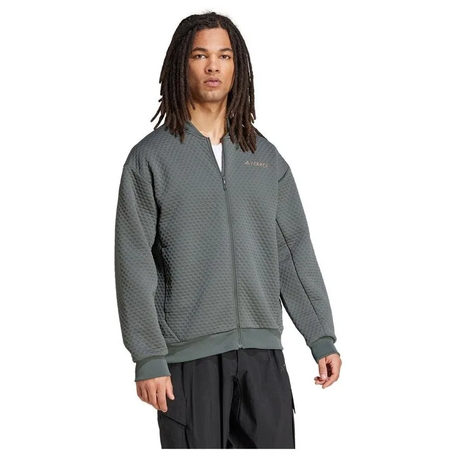 Свитшот с молнией XPL Sweat Jkt adidas, Черный — фото 3