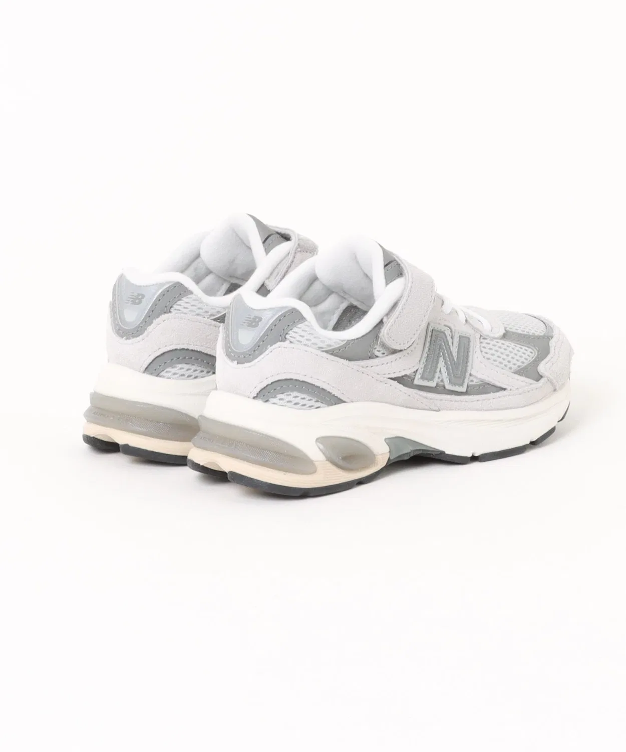 Детские кроссовки с кожаным верхом P2010 New Balance, Gray — фото 2