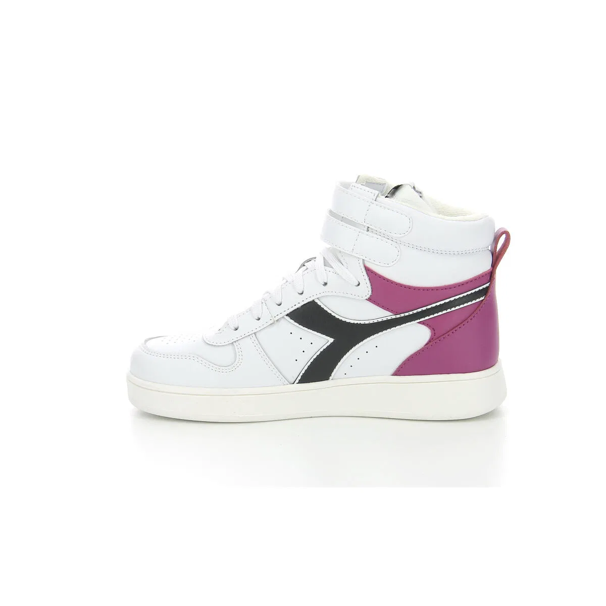 Детские кроссовки высокие для мальчиков Diadora Magic GS, Weiss — фото 4