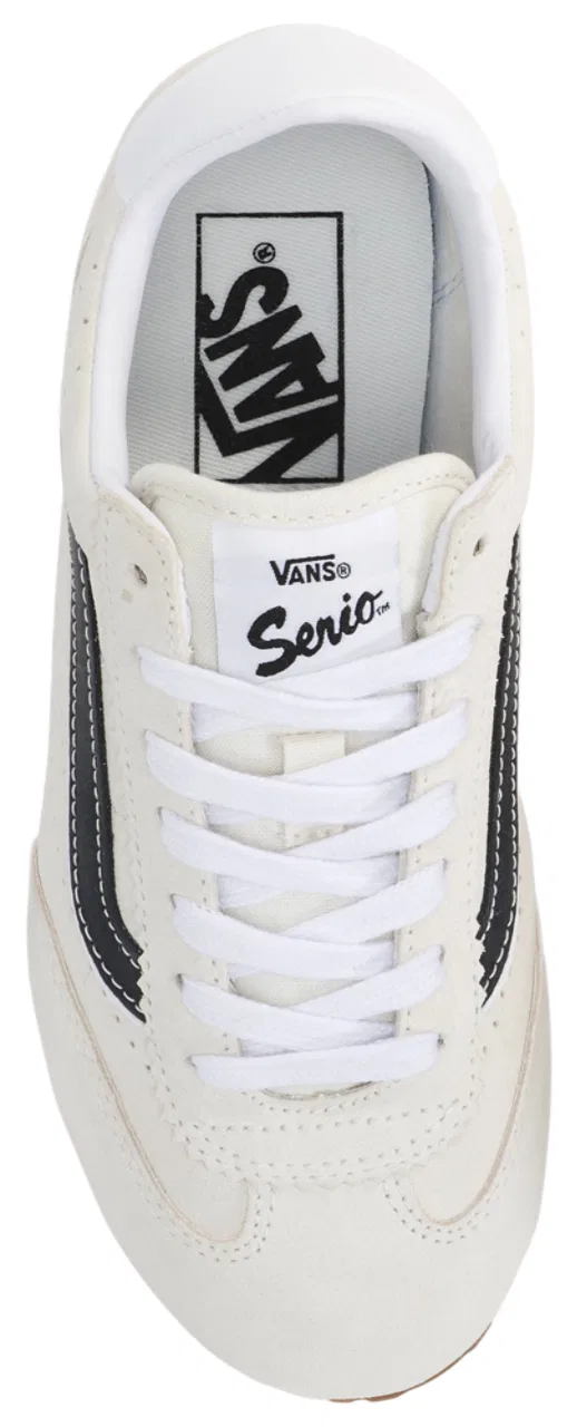 Кроссовки для девочек Super Low Pro Vans, белый/черный — фото 4