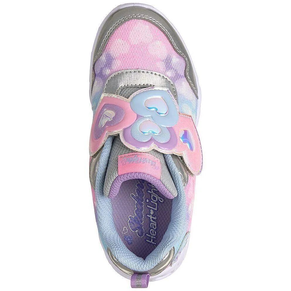 Детские кроссовки с подсветкой Skechers Heart Lights Lovin Reflecti, Bunt — фото 2
