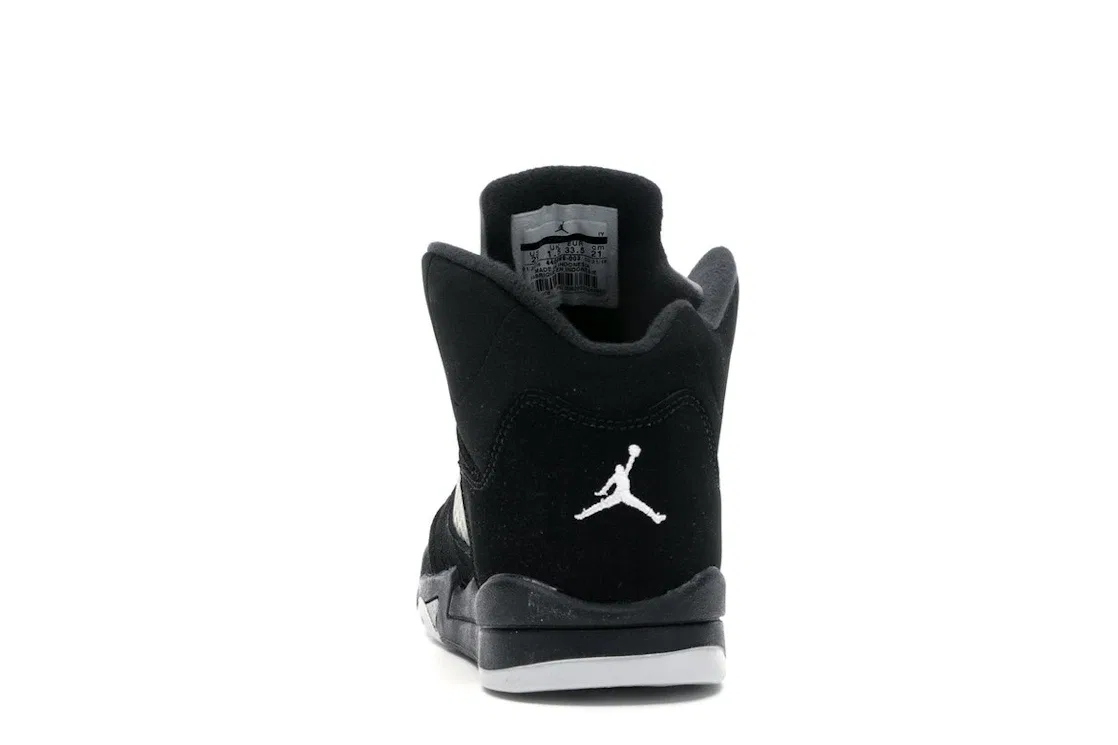 Детские кроссовки Lifestyle с ретро-дизайном Jordan 5 Retro Jordan, Black/Fire Red-Metallic Silver — фото 4