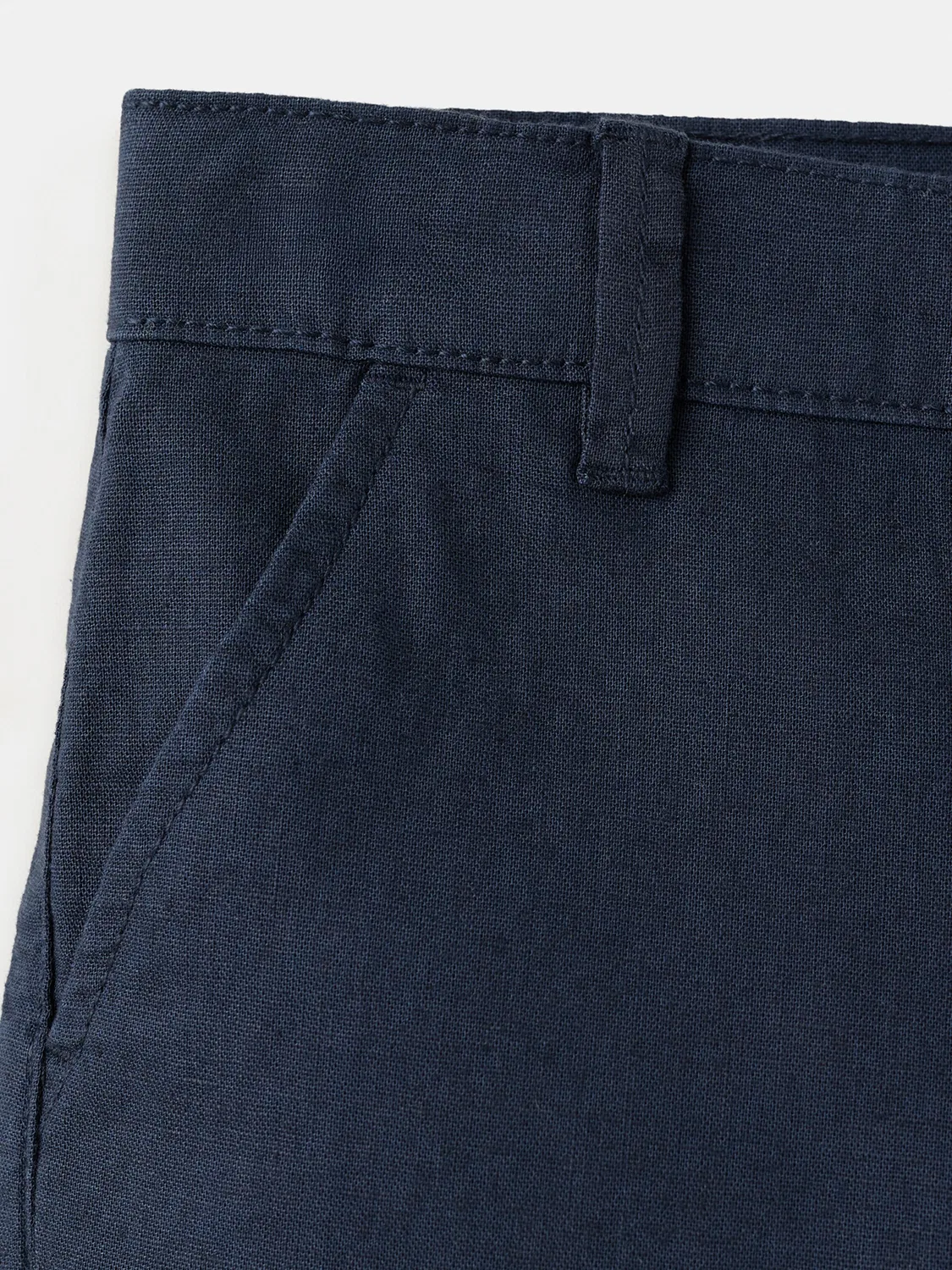 Детские шорты Mango Kids Regular Pants BIKEB темно-синего цвета — фото 4