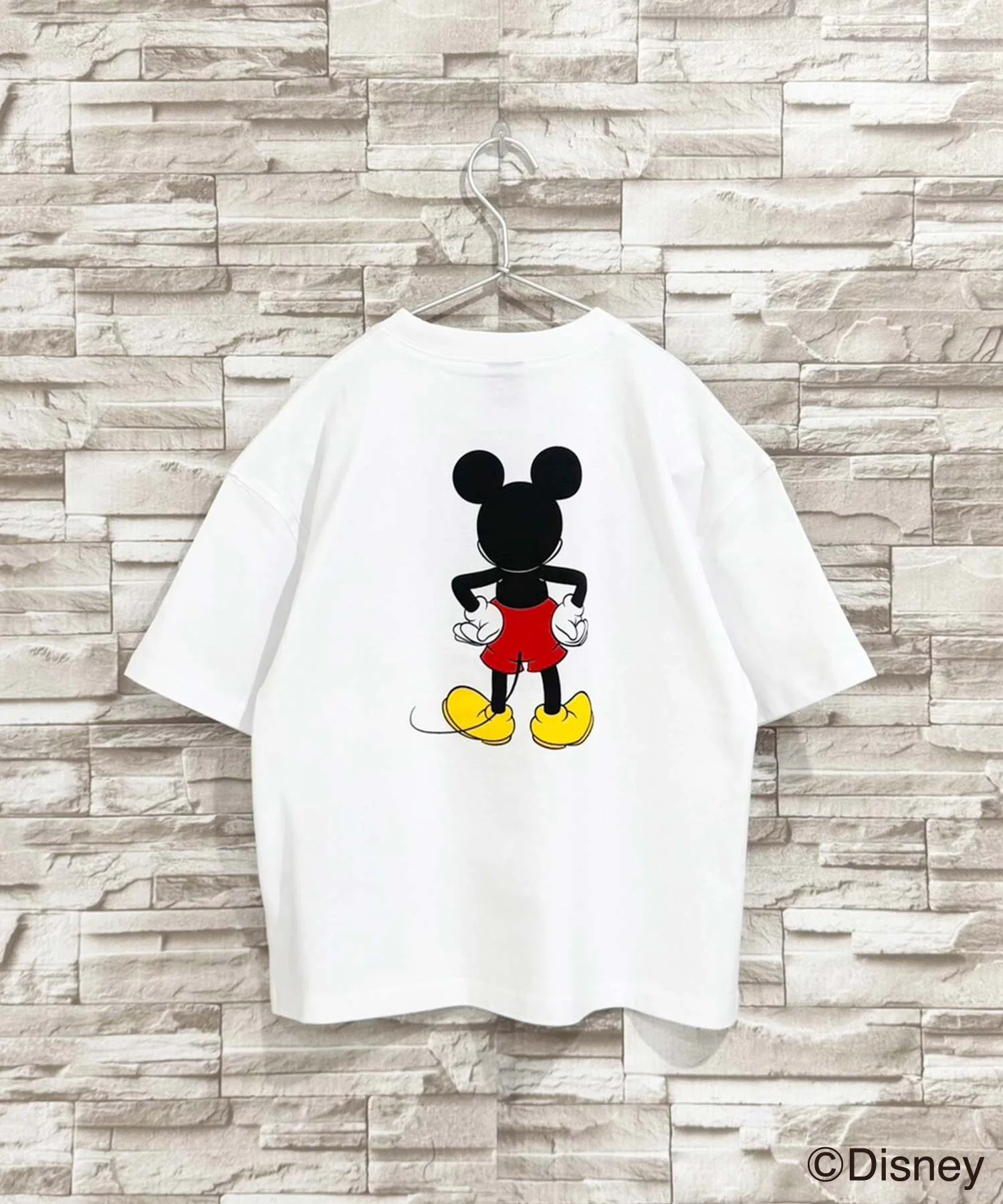 Детская футболка Mickey Mouse оверсайз Disney белая
