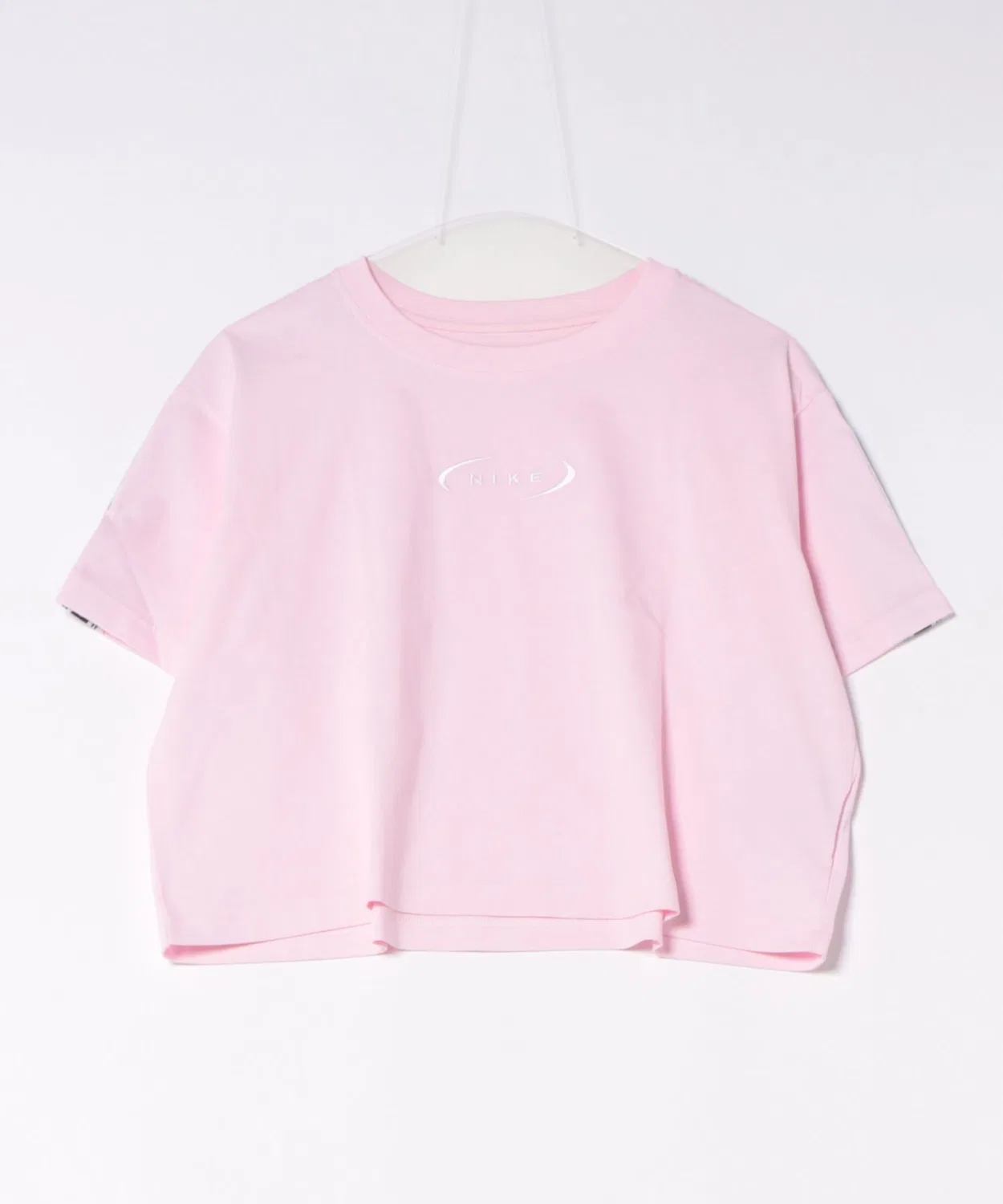 Женская футболка с коротким рукавом Nike ASWNSWCLSCCROPVARSIT, Pink