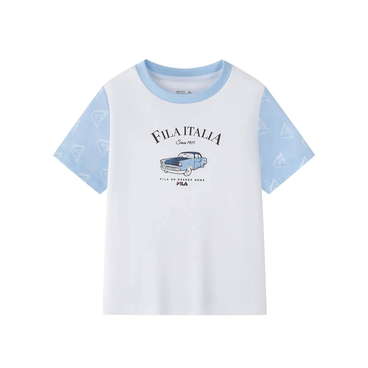 Детская футболка с круглым вырезом Pre School T Shirts Crew Neck Moderate FILA KIDS