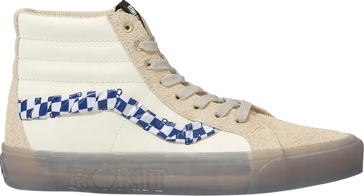 

Кеды Vans Rokit x Sk8-Hi 38 DX WS Translucent Pebble, кремовый, Бежевый, Кеды Vans Rokit x Sk8-Hi 38 DX WS Translucent Pebble, кремовый