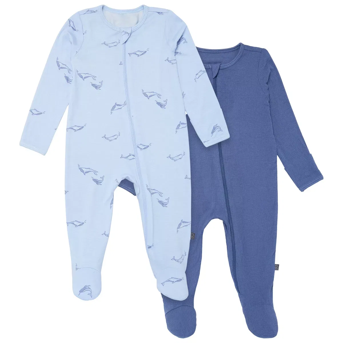 Детский комплект боди-комбинезонов с длинным рукавом Modern Moments by Gerber, Blue Whale