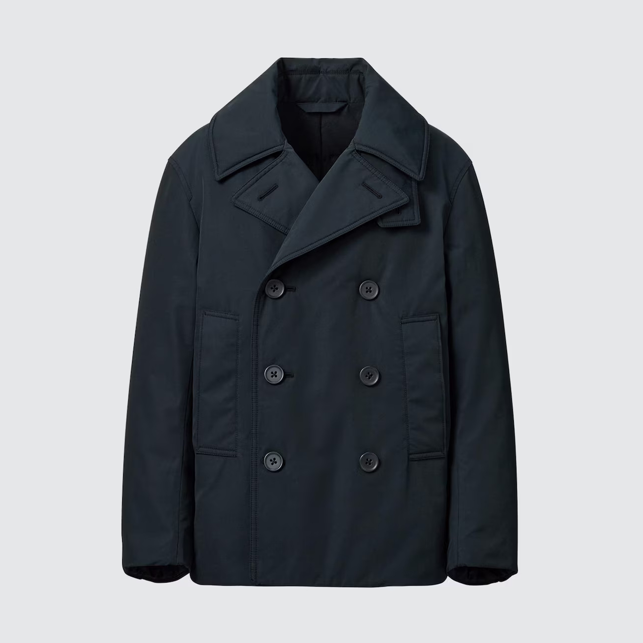 

Утепленное короткое пальто Uniqlo, 09 черный