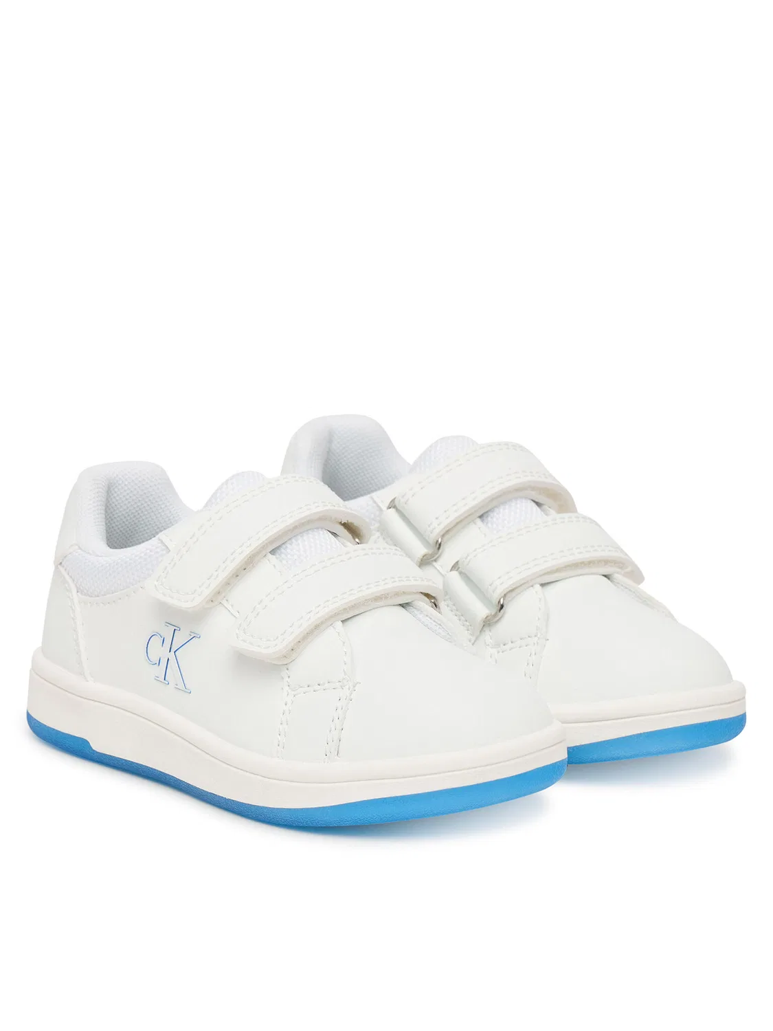 Кроссовки для мальчика Low Cut Velcro Calvin Klein, белый — фото 2