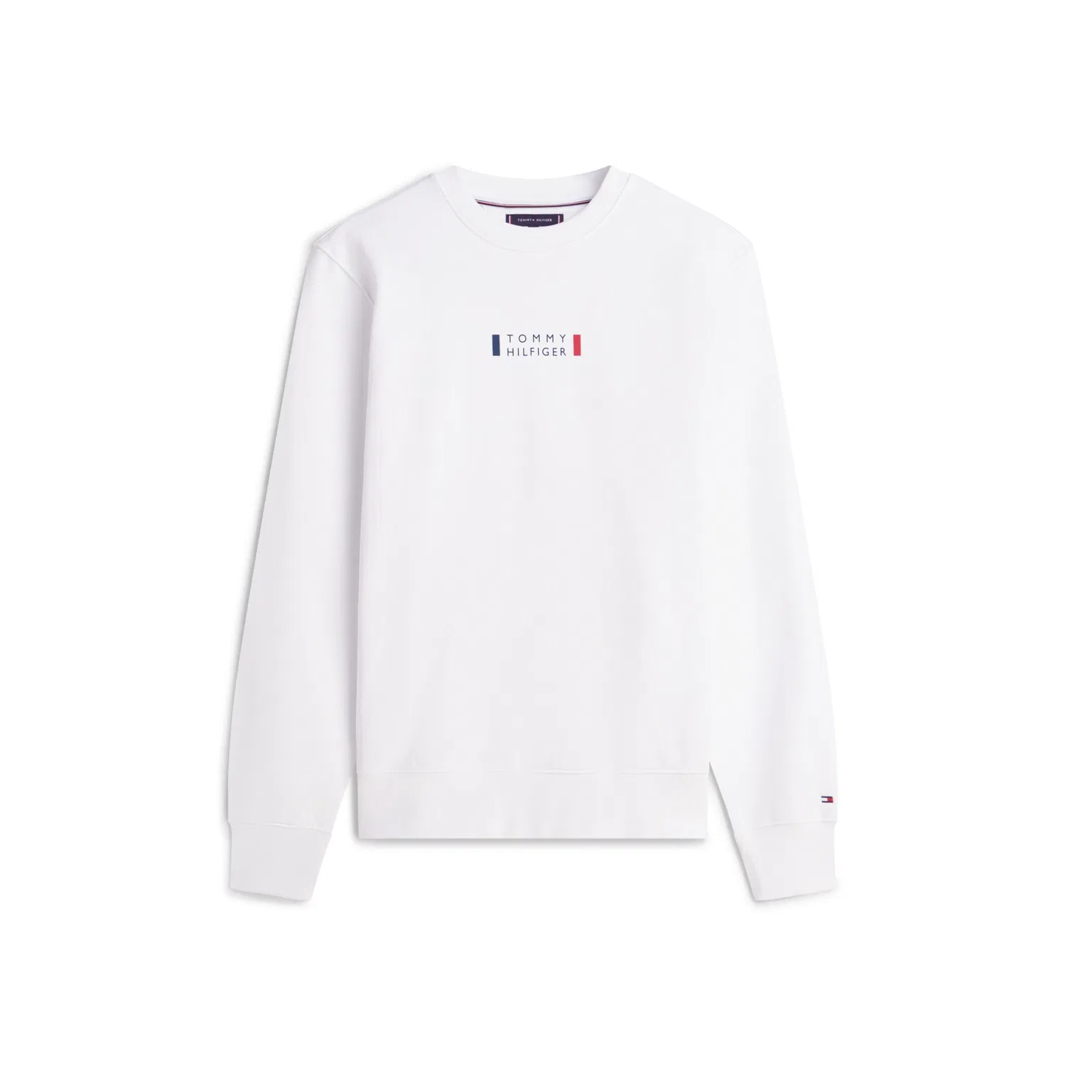 Мужской свитшот с круглым вырезом Tommy Hilfiger, White — фото 4