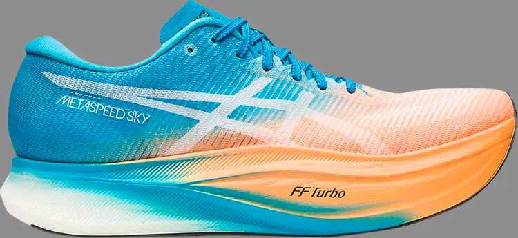 

Кроссовки metaspeed sky+ 'orange pop island blue' Asics, синий