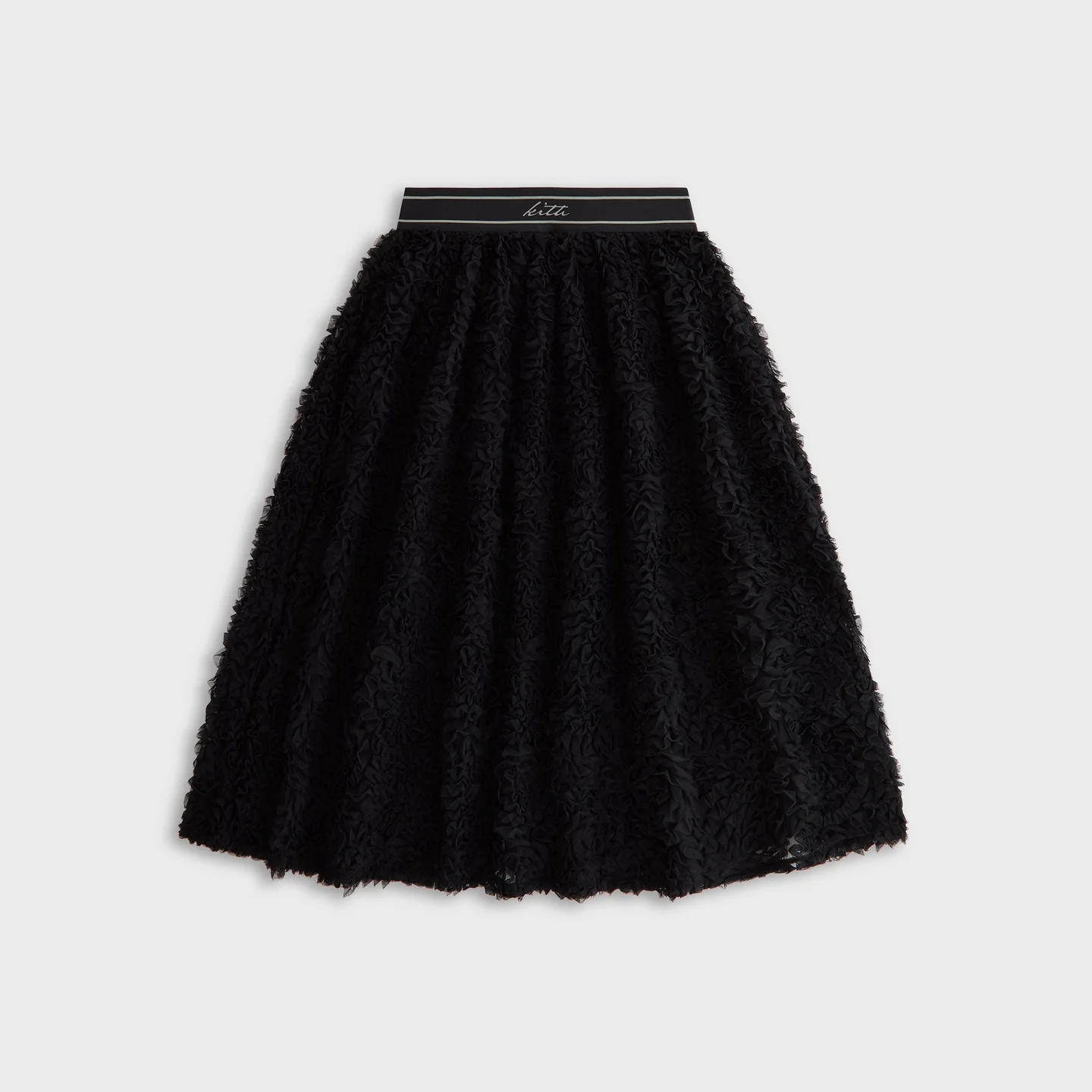 

Юбка Lisa for Kith Women Rina Ruffle Midi, черный