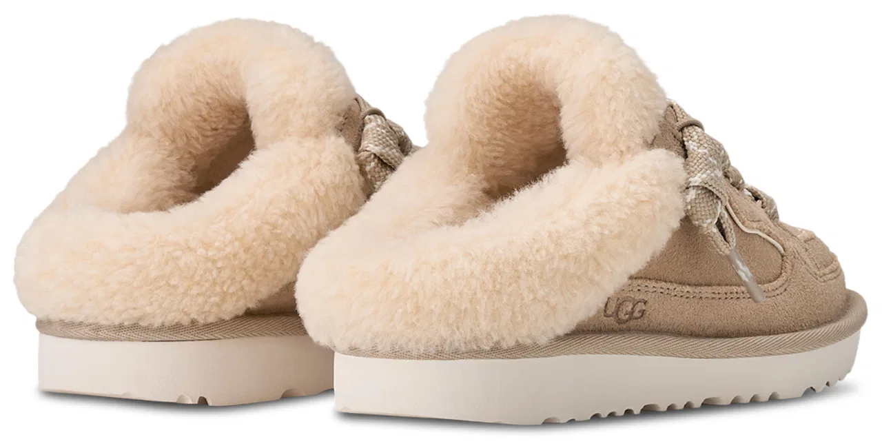Детские мюли UGG Lowmel Mule, Grey/Moonlight — фото 3