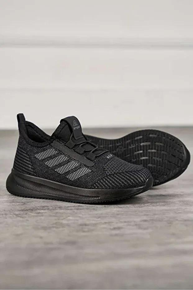 Детские кроссовки для девочек дышащие Liarca, Black-Black — фото 3