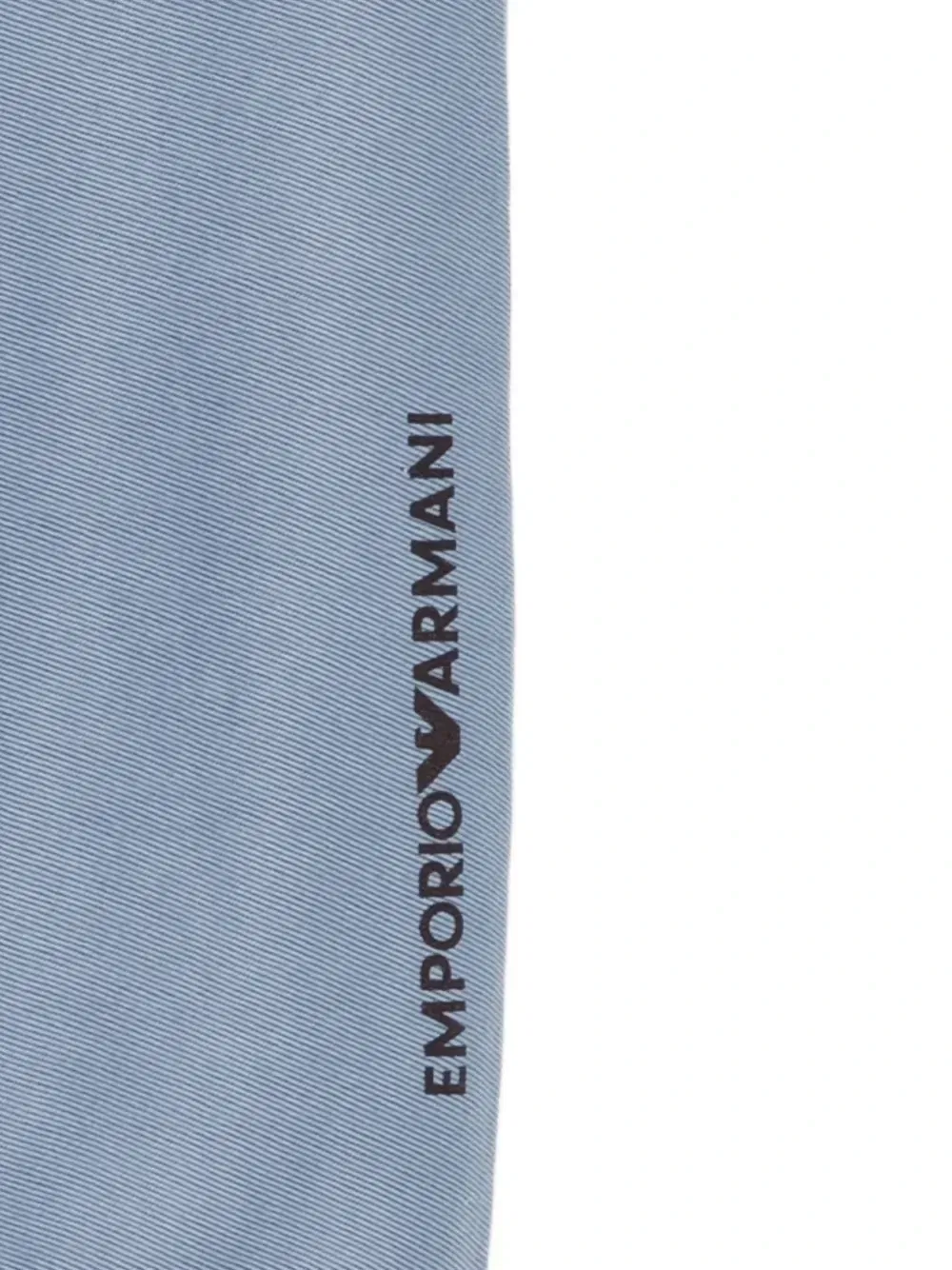 Спортивные брюки с диагональным логотипом Emporio Armani Kids, синий — фото 3