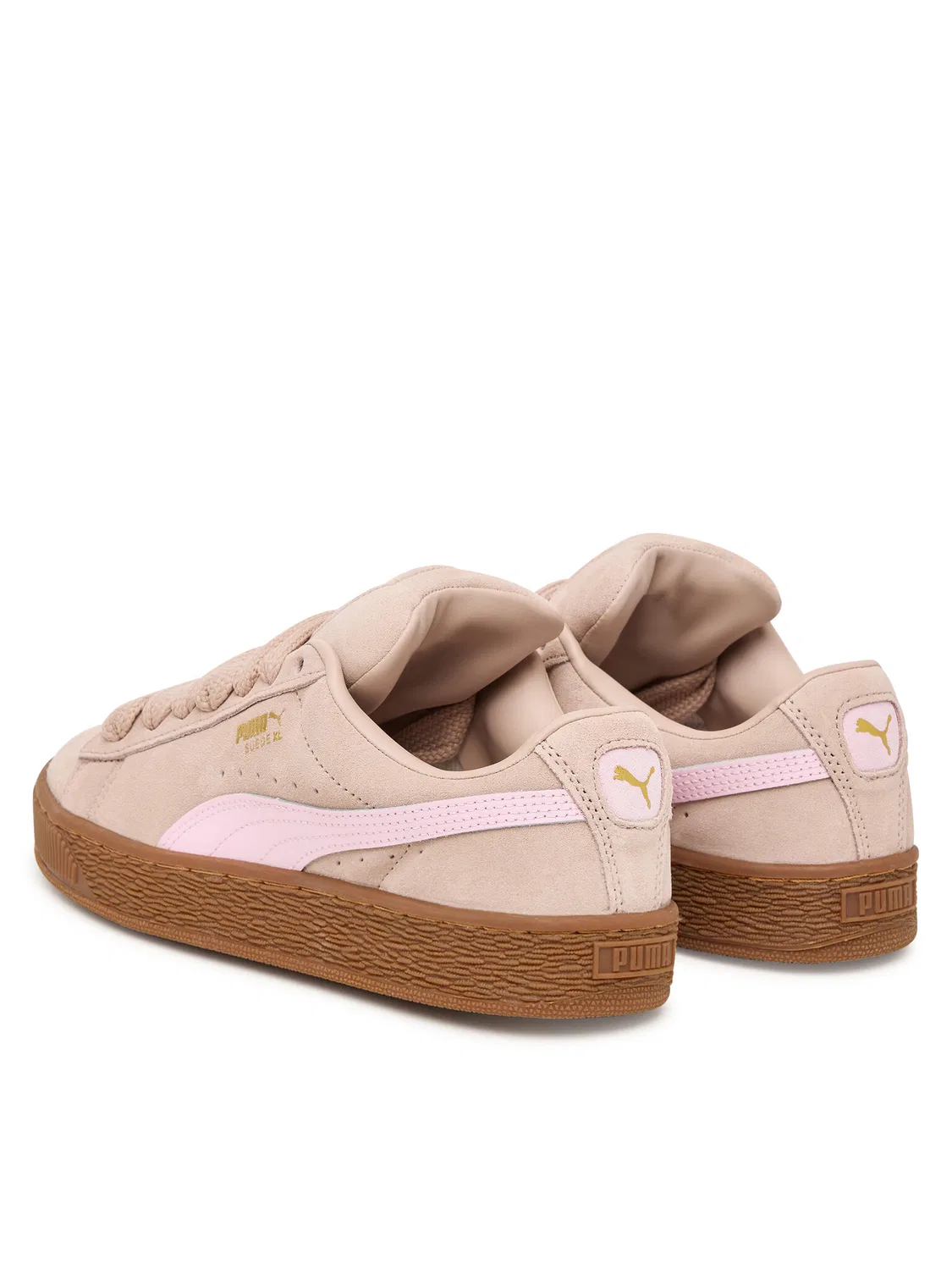 Кроссовки для девочки Suede Jr Puma, розовый — фото 4