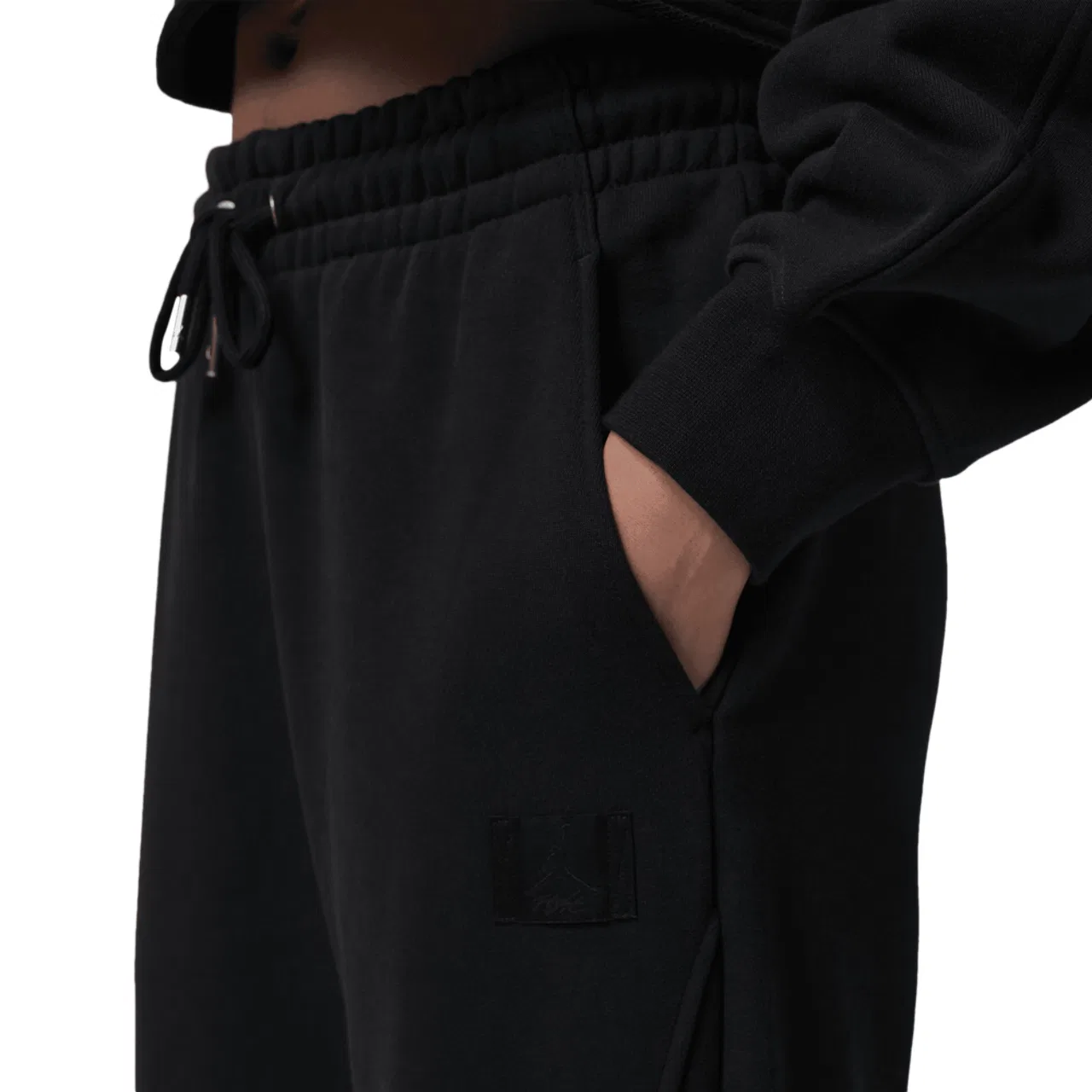 Женские брюки из флиса Flight Fleece FLR Jordan, цвет Black/Dark Smoke Grey — фото 3
