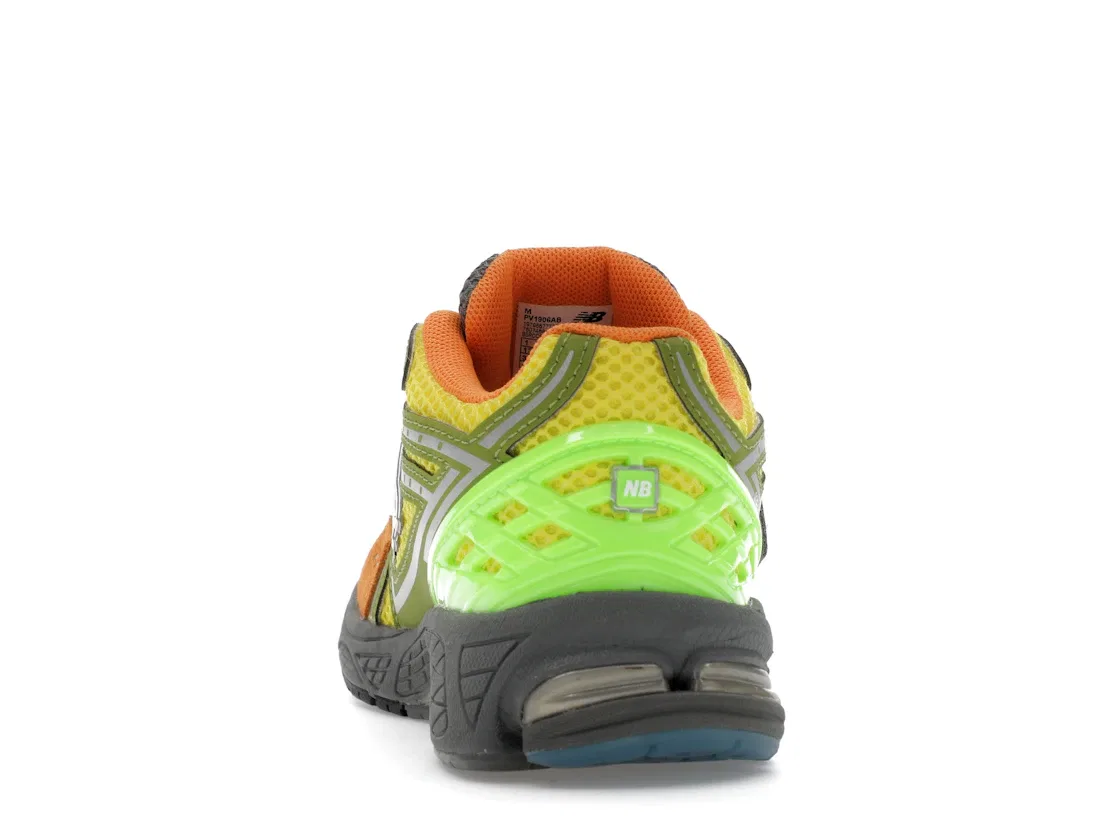 Детские кроссовки Lifestyle New Balance 1906R Action Bronson Scorpius (PS), Yellow/Orange — фото 4