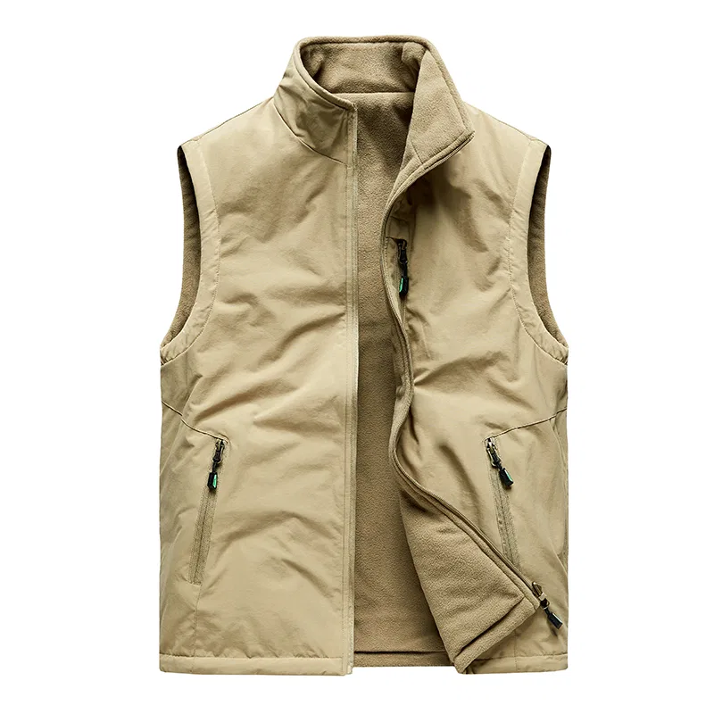 Детский утепленный жилет Red bean, Khaki