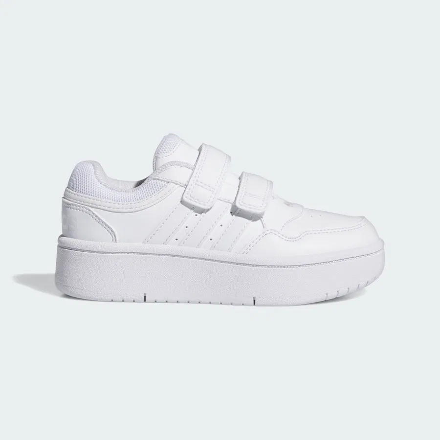 Детские спортивные кроссовки с платформой Hoops 3.0 Bold adidas, Белый