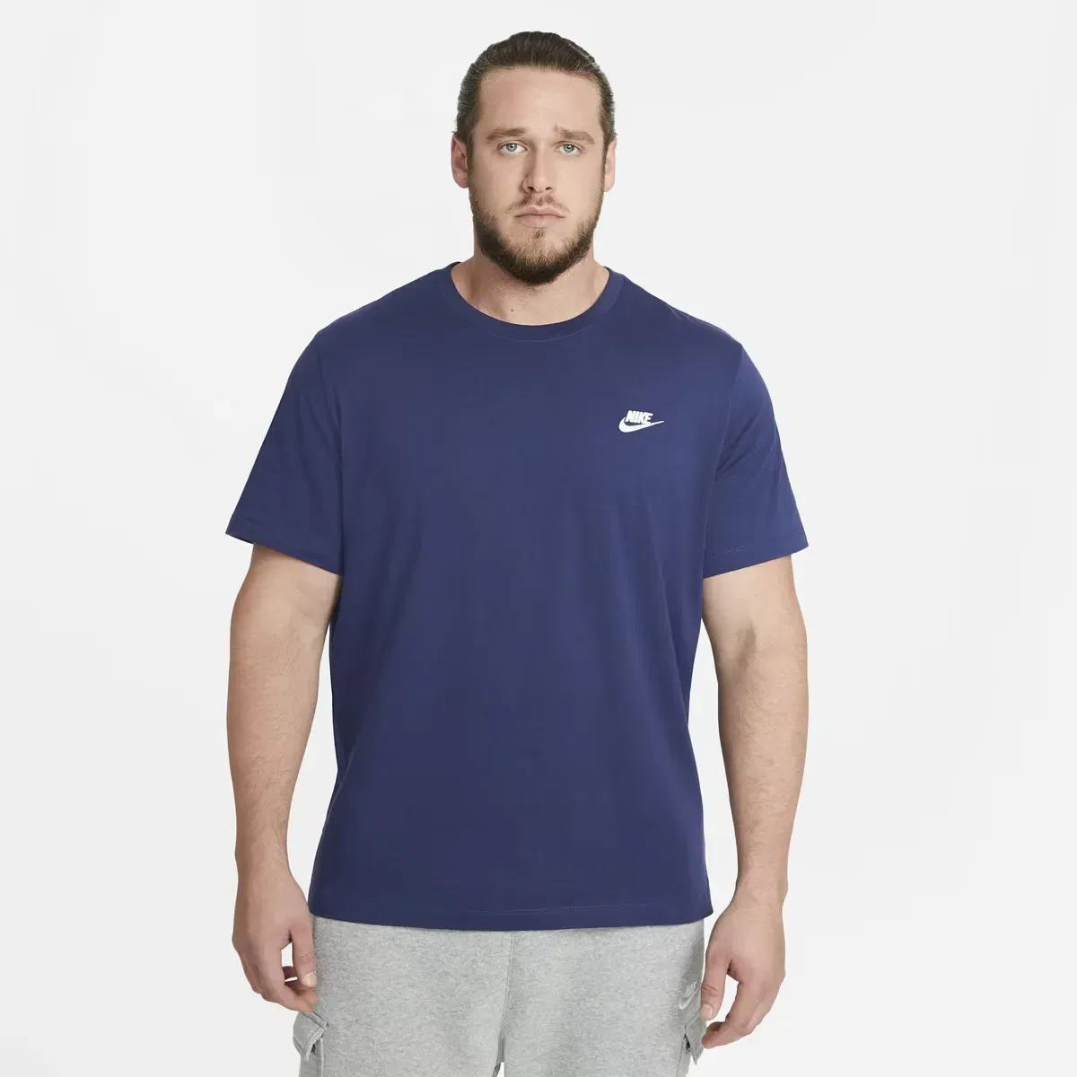 Мужская футболка хлопковая Nike, Azul — фото 3