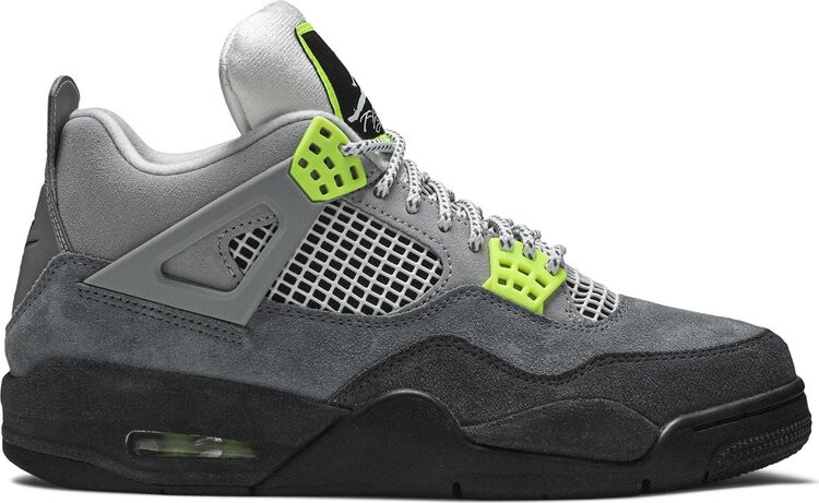 

Кроссовки Air Jordan 4 Retro SE Neon 95, серый