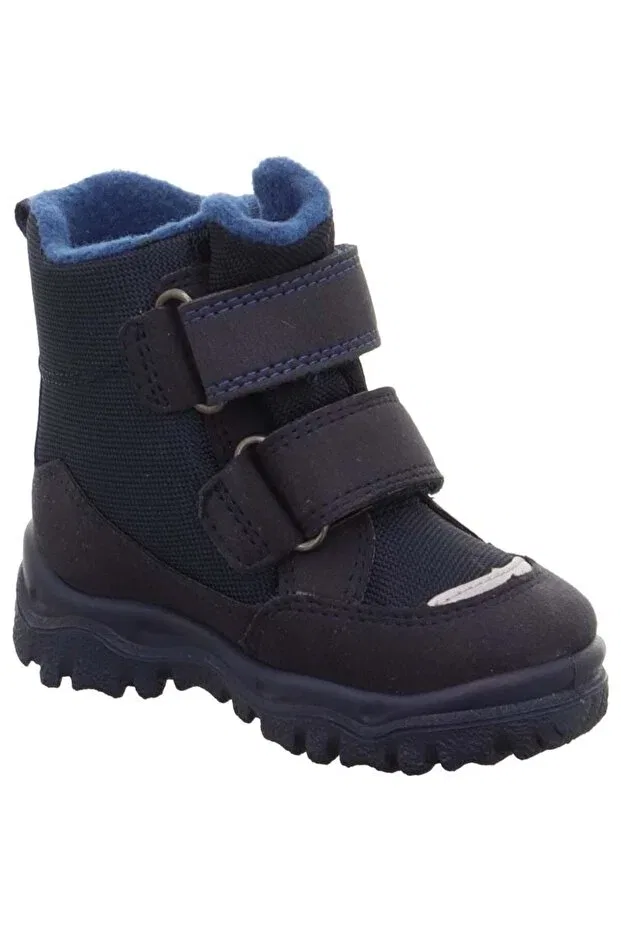 Детские ботинки для девочек водонепроницаемые Husky1 Superfit, Navy Blue/Turquoise — фото 4