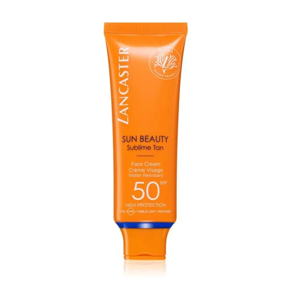 Солнцезащитный крем Spf50 50ml Lancaster, оранжевый